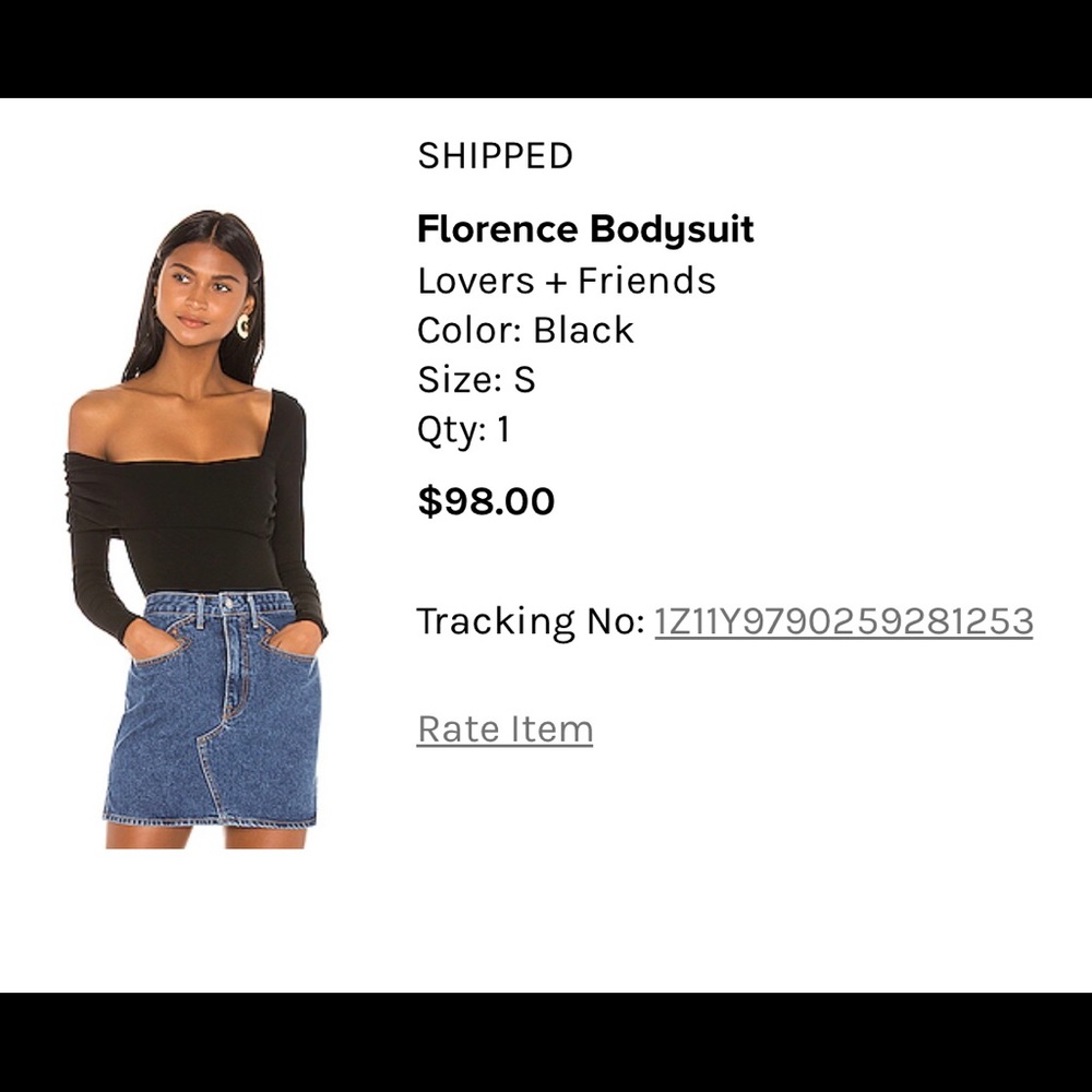 Lovers + Friends Florence bodysuit